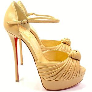 Christian Louboutin Marchavekel 150 Nude Pump 38.5